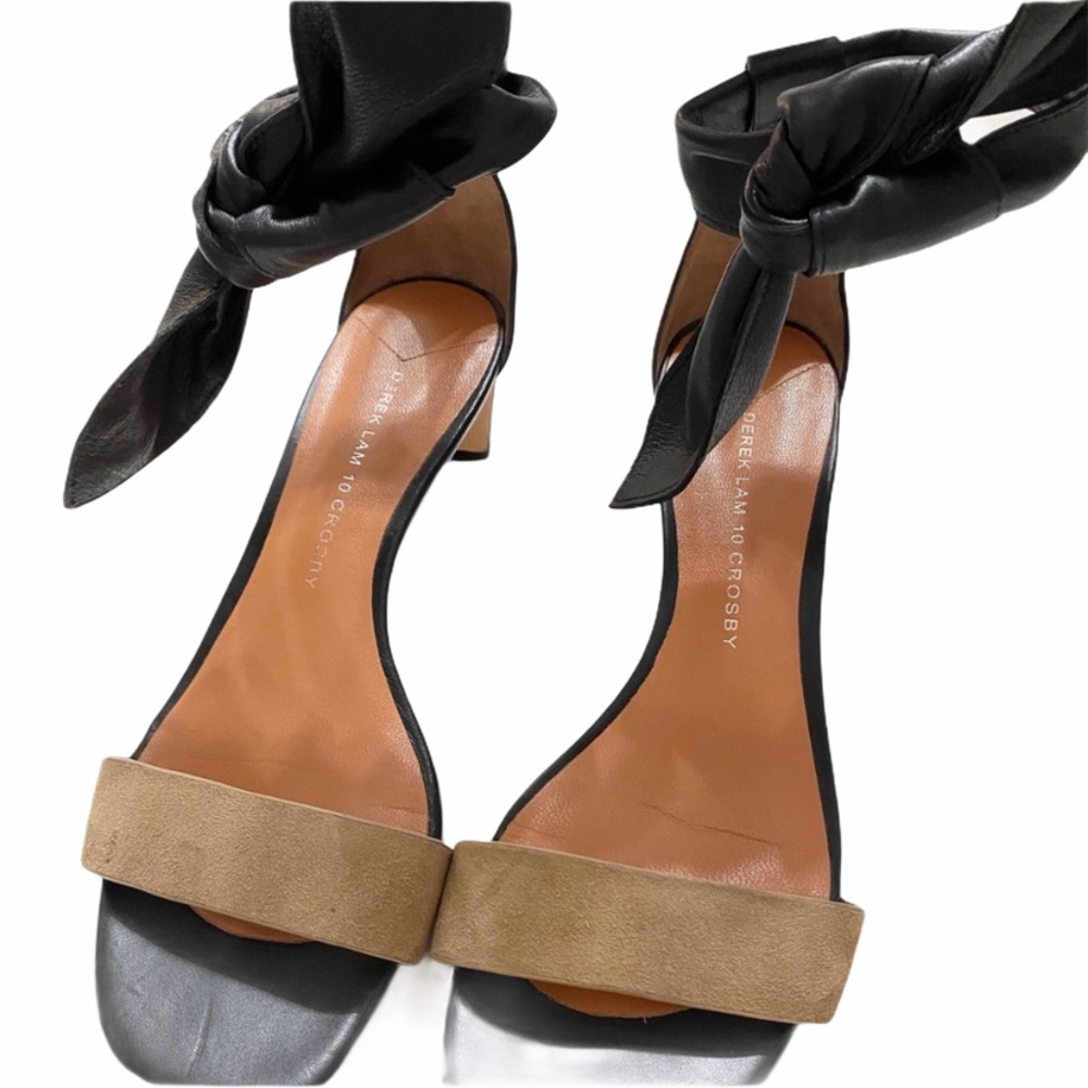 Derek Lam 10 Crosby leather square toe ankle tie 7